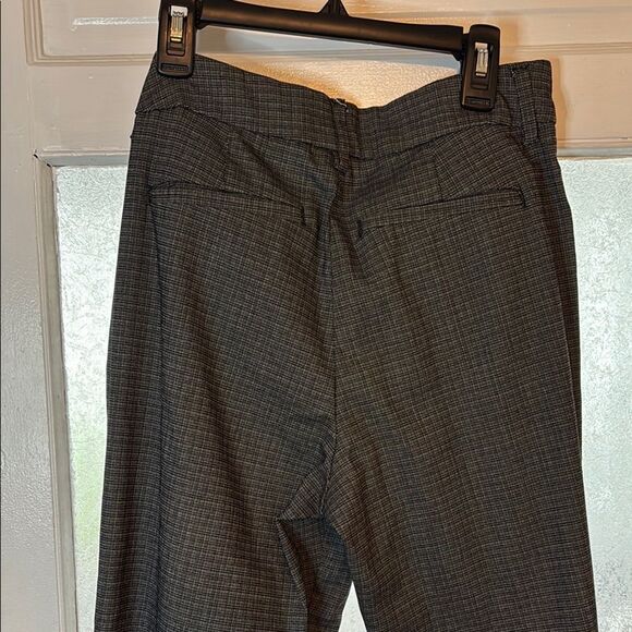 Women’s Gray Straight Leg Professional Mid Rise Wrinkle Free Trousers 8 Short - Picture 7 of 8